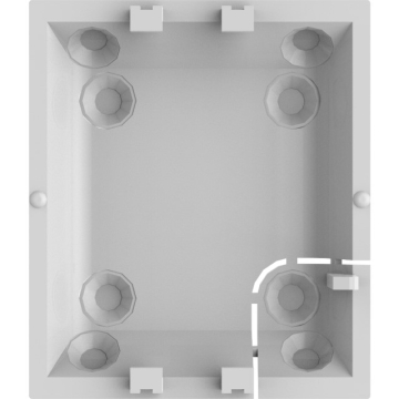 Reservedel, motionprotect beslag, hvid - EAN 0856963007774