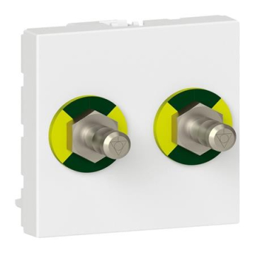 Legrand Mosaic jordings stik db. 2m hvi - EAN 3414971577695