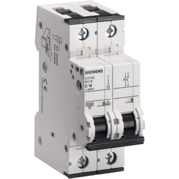 Siemens Automatsikring 10ka 1p+n c 2a - EAN 4001869182445