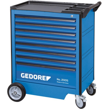 Gedore Værkstedsvogn 2005 med 8 skuffer - EAN 4010886877784