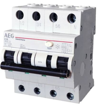 Kombiafbryder c13a, 30ma, 3p+n, 6ka - EAN 5411815654152