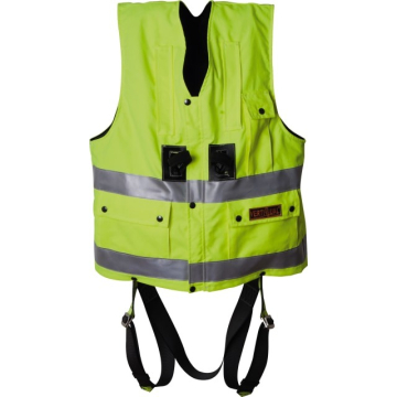 Ox-On hi-viz vest med kvikspænder str. l - EAN 5701952348664