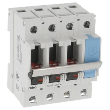 Niko Tytan® i gruppeafbryder, 2-16 a, 3p + n - EAN 5703102210999