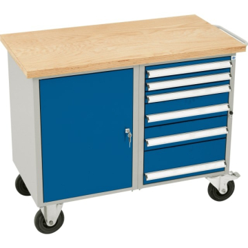 Blika Værkstedsvogn vvm 1.2 med 6 skuffer - EAN 5705157094319