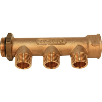 Wavin 3/4 fordrør m. kontram. 3 afgr. - EAN 5708525573324