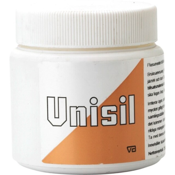 Unipak Unisil sølvflus 100 g. - EAN 5708923453044