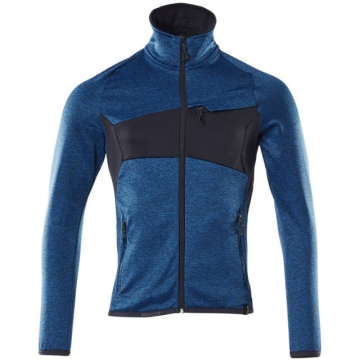 Mascot Fleecetrøje azurblå/mørk marine 2xl - EAN 5711074650460