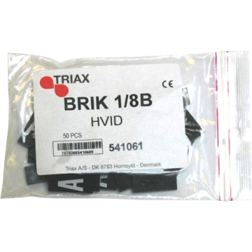 Triarca Brik ''b'' 1/8 hvid - EAN 5711255410616