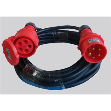 Kabelsæt 5g2,5 mm2 10m med 16a cee - Billede 1