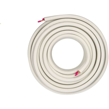 "dobbelt kobberrør 1/4""-3/8"" 20m m. kappe" - EAN 7090044990262