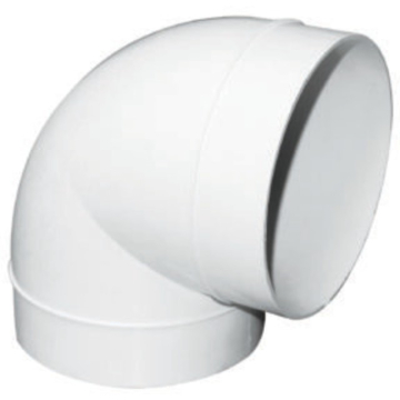 Fresh plastsystem 100 bøjning ø100 90gr. - EAN 7318118405116