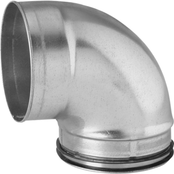 Lindab Bøjning kort bkmu-125-90 mf/np - Billede 1