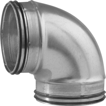 Lindab Bøjning kort bku-125-90 np/np - Billede 1