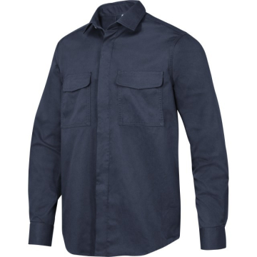 Snickers Service skjorte navy 2xl - EAN 7332515206725