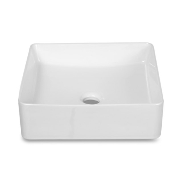 Blue label Håndvask, firkantet 37x37x13cm hvid - EAN 8711802000311