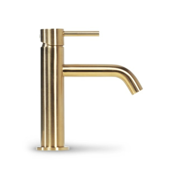 Blue label Håndvaskarmatur børstet guld - EAN 8711802074534